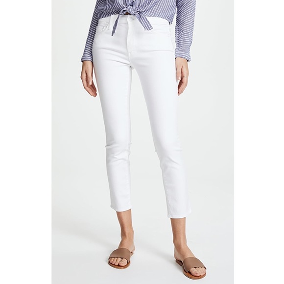 MOTHER Looker Crop Jeans Size 31 New $198